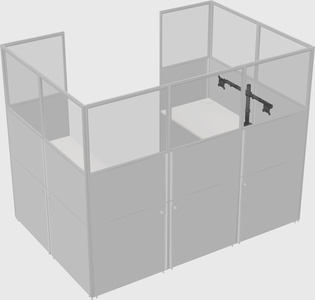 Cabine en u