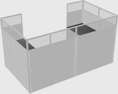 Cabine en u