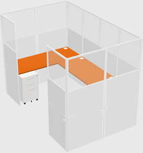 Cabine en u