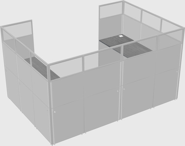 Cabine en u