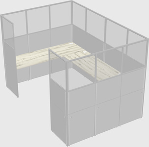 Cabine en u