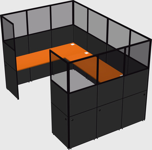 Cabine en u