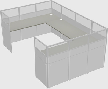 Cabine en u