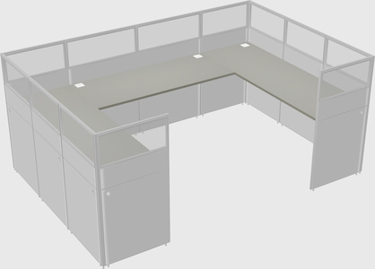 Cabine en u