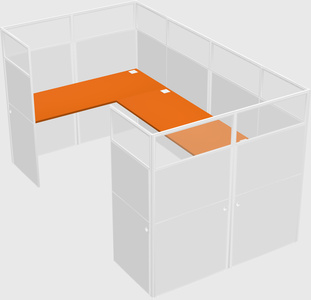 Cabine en u