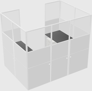 Cabine en u