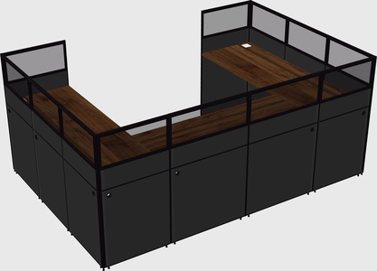 Cabine en u