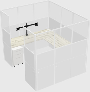 Cabine en u