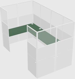 Cabine en u