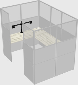 Cabine en u