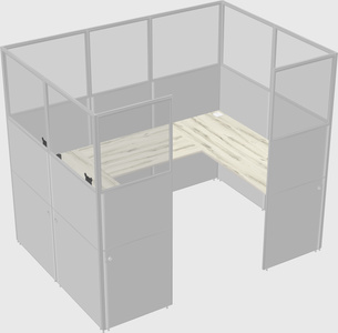 Cabine en u
