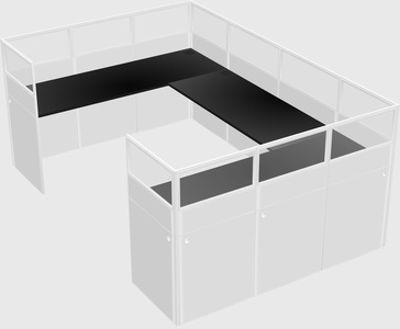 Cabine en u