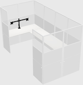 Cabine en u