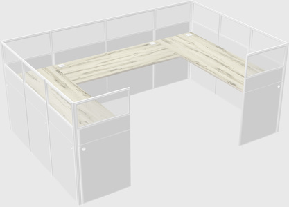 Cabine en u