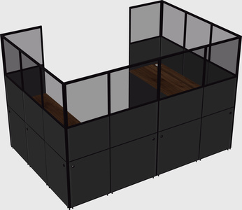 Cabine en u