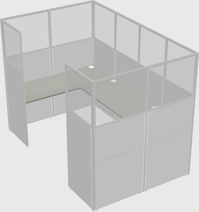 Cabine en u