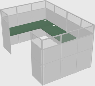 Cabine en u