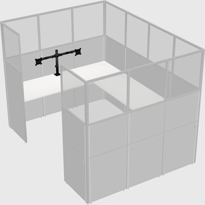 Cabine en u
