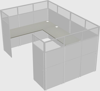 Cabine en u