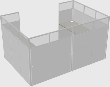 Cabine en u