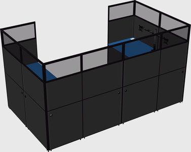 Cabine en u
