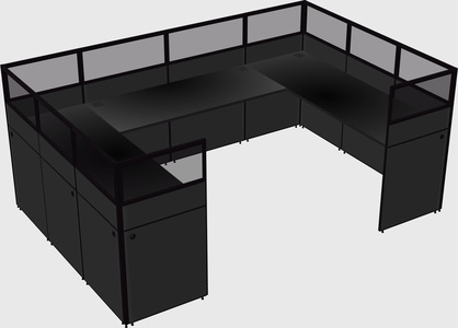 Cabine en u