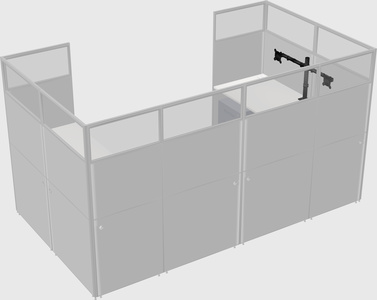 Cabine en u