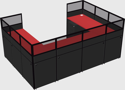 Cabine en u
