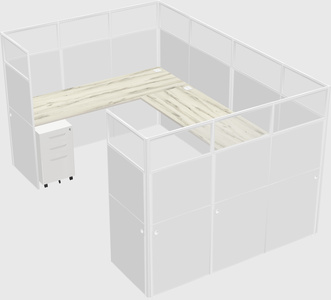 Cabine en u