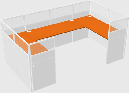 Cabine en u