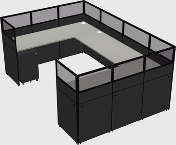 Cabine en u