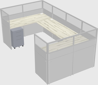Cabine en u