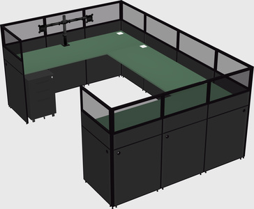 Cabine en u