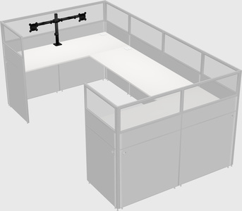 Cabine en u