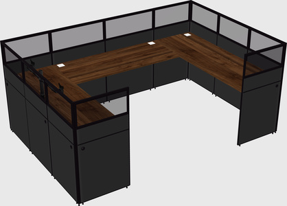 Cabine en u