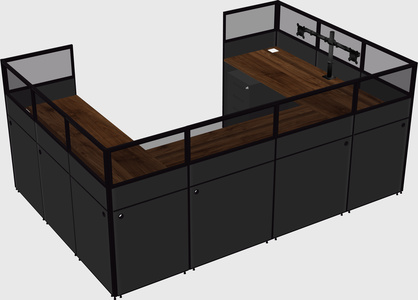 Cabine en u