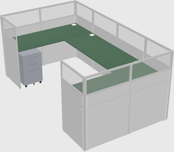 Cabine en u