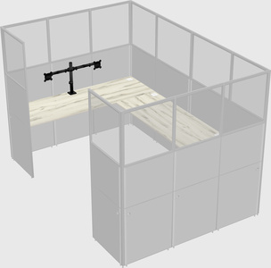 Cabine en u