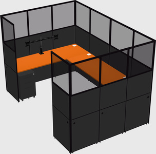 Cabine en u