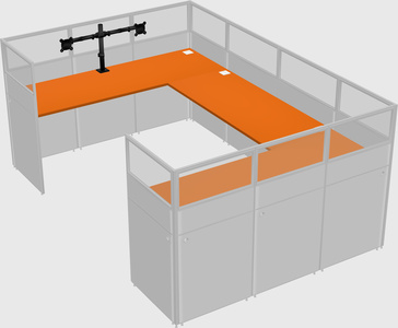 Cabine en u