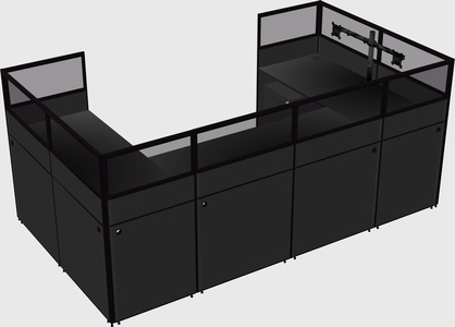 Cabine en u