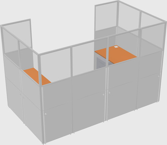 Cabine en u