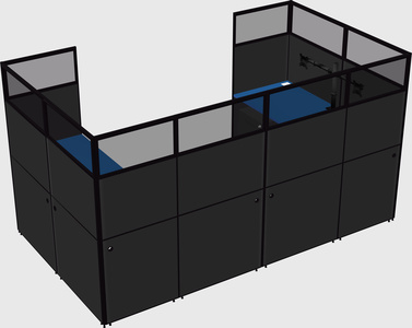 Cabine en u