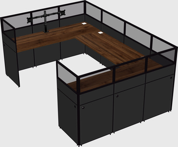 Cabine en u