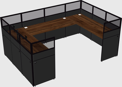 Cabine en u