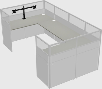 Cabine en u