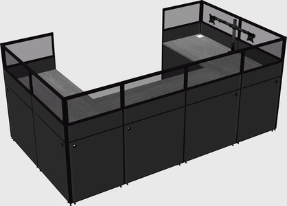 Cabine en u