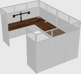 Cabine en u