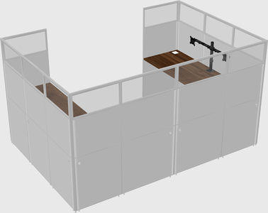 Cabine en u