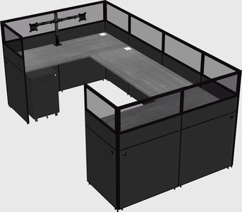 Cabine en u